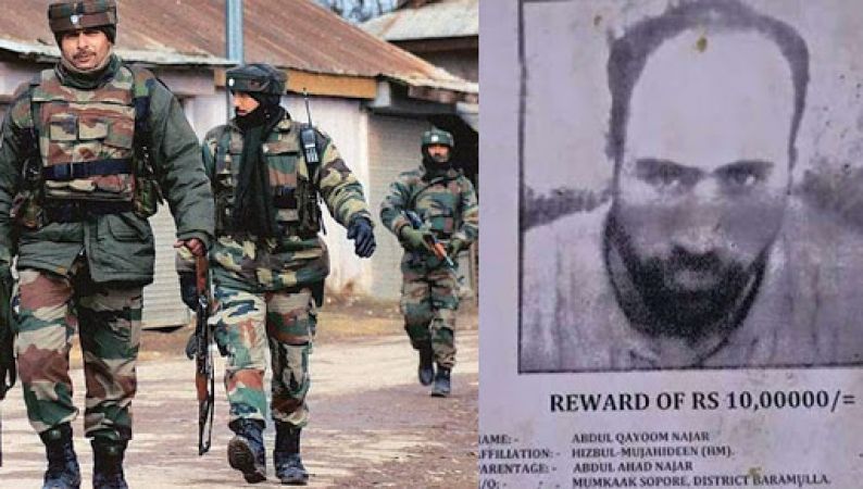 भारतीय जवानों ने मार गिराया टॉप हिजबुल कमांडर