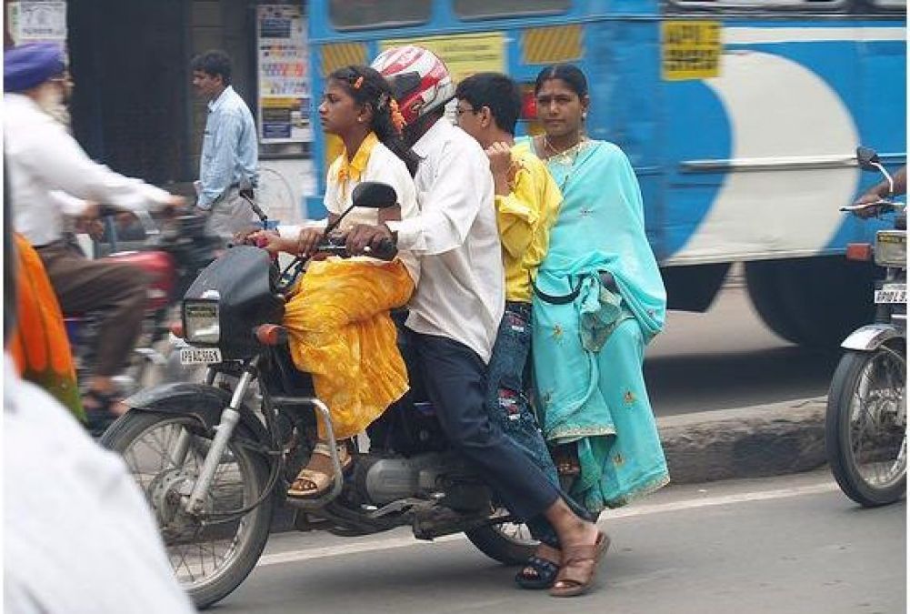 If your child is not wearing a helmet, the parents will be cut off.