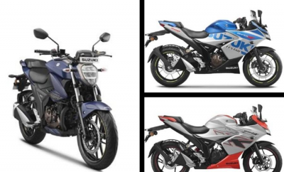 In India Suzuki Gixxer variant's receives major updates and colors