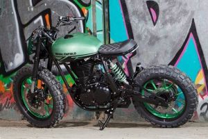 Enfield cycle co. announced 'Royal Enfield Classic 500 Green Fly' in Spain