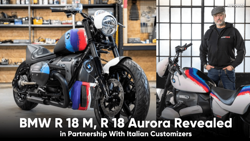 BMW unveils the R 18 M and R 18 Aurora in partnership with Italian customizers