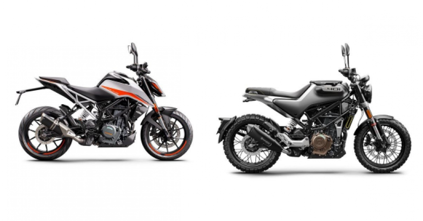 KTM duke 390 vs Husqvarna 401