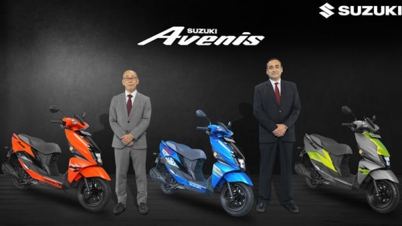 Avenis sporty scooter launched by Suzuki at 86,700 Rs, to compete with TVS NTorq