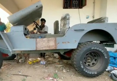 इस लड़के ने जुगाड़ से बना की ऐसी कार, आनंद महिंद्रा ने दिया नौकरी का न्योता