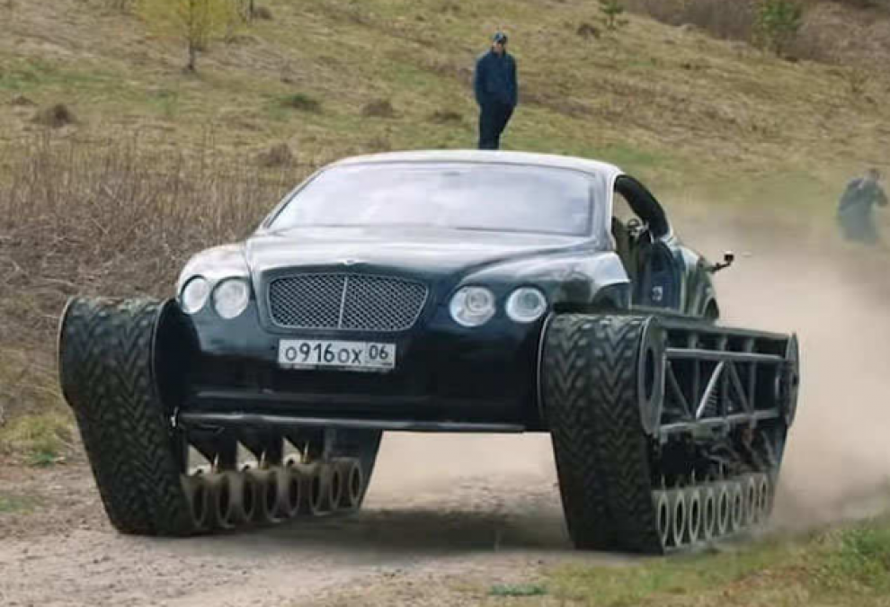 Bentley's car tank avatar come up, the price will blow up mind