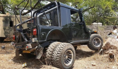 By this way, the user does Modification on 'Mahindra Jeep'
