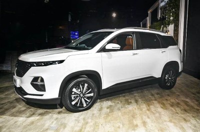 MG Hector Plus lists on this website in India