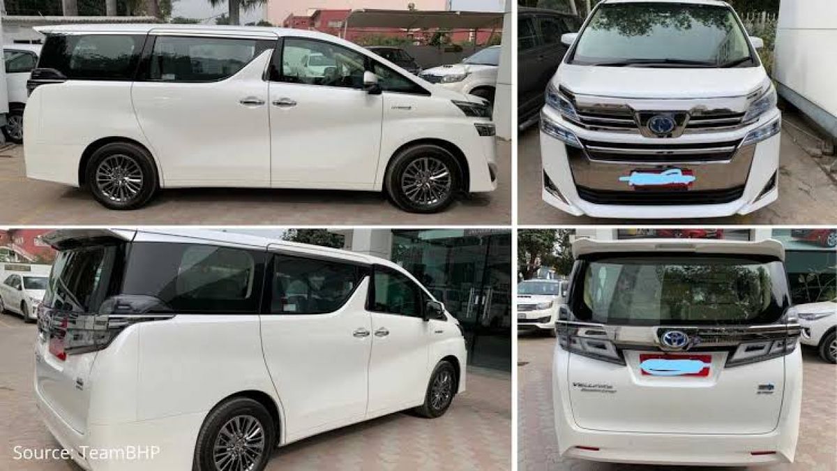 Toyota Vellfire seen even before its launch in India, the price maybe 79 lakhs