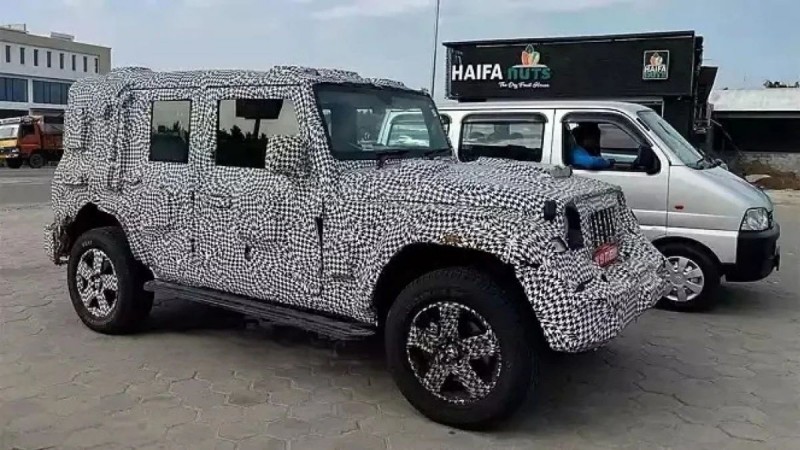 Mahindra Thar 5-door can come in at least three variants, confirmed by spy pictures