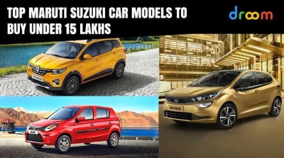 TOP MARUTI SUZUKI CAR MODELS TO BUY UNDER 15 LAKHS