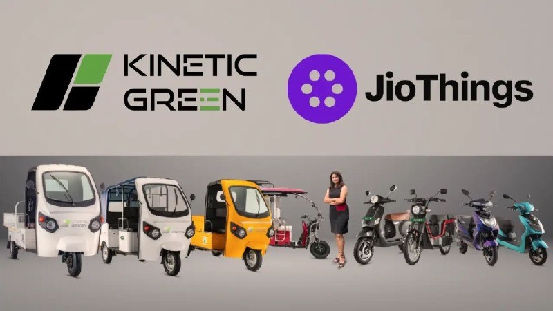 Kinetic Green Joins Hands with JioThings to Revolutionize Electric Mobility