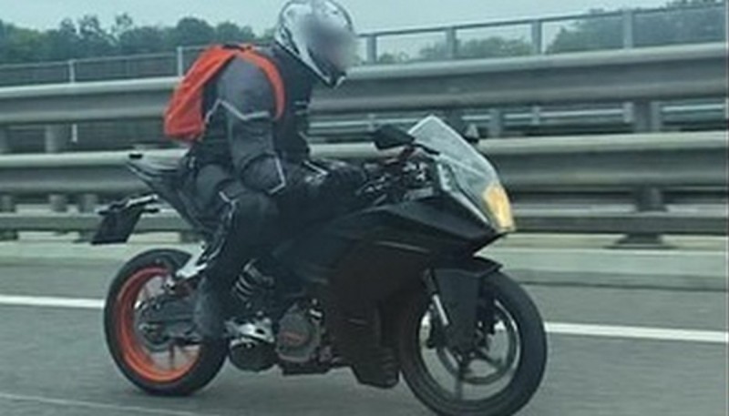 2021 KTM RC200 spotted on production line