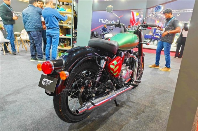 Classic 350 will come in flex fuel option, glimpse seen at Mobility Expo
