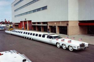 Know about the world's longest car in which a Helicopter can land!