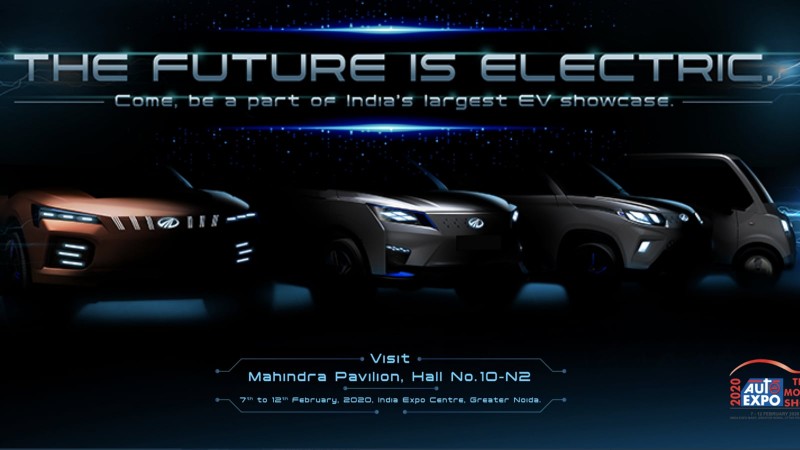 Mahindra & Mahindra teases upcoming electric cars, See Video