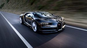 Bugatti Chiron, with enormous power and fastest speed