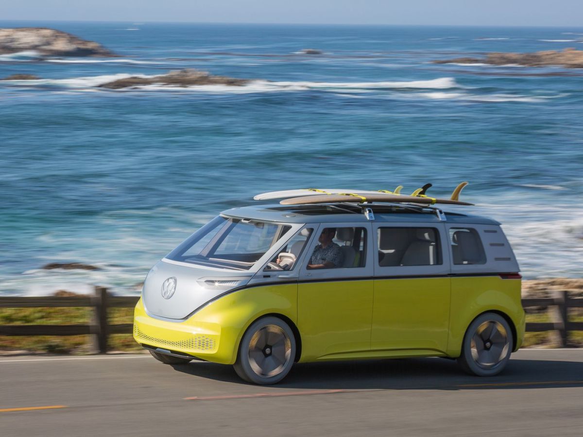 Volkswagen ID.Buzz electric van teased ahead of its debut