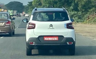 Citroen C3 SUV spotted on Indian roads before launch