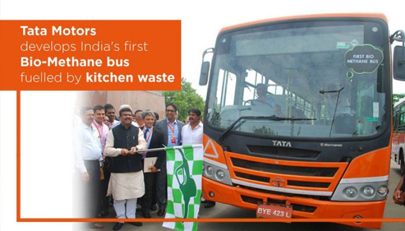 Tata Motors launches country's first Biomethane bus, know its features!