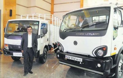 Shares of Ashok Leyland increased in commercial market