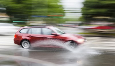 Drive the car properly in rainy season, otherwise you will get into trouble
