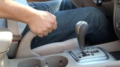 What will happen if the handbrake is suddenly applied in a high-speed vehicle?