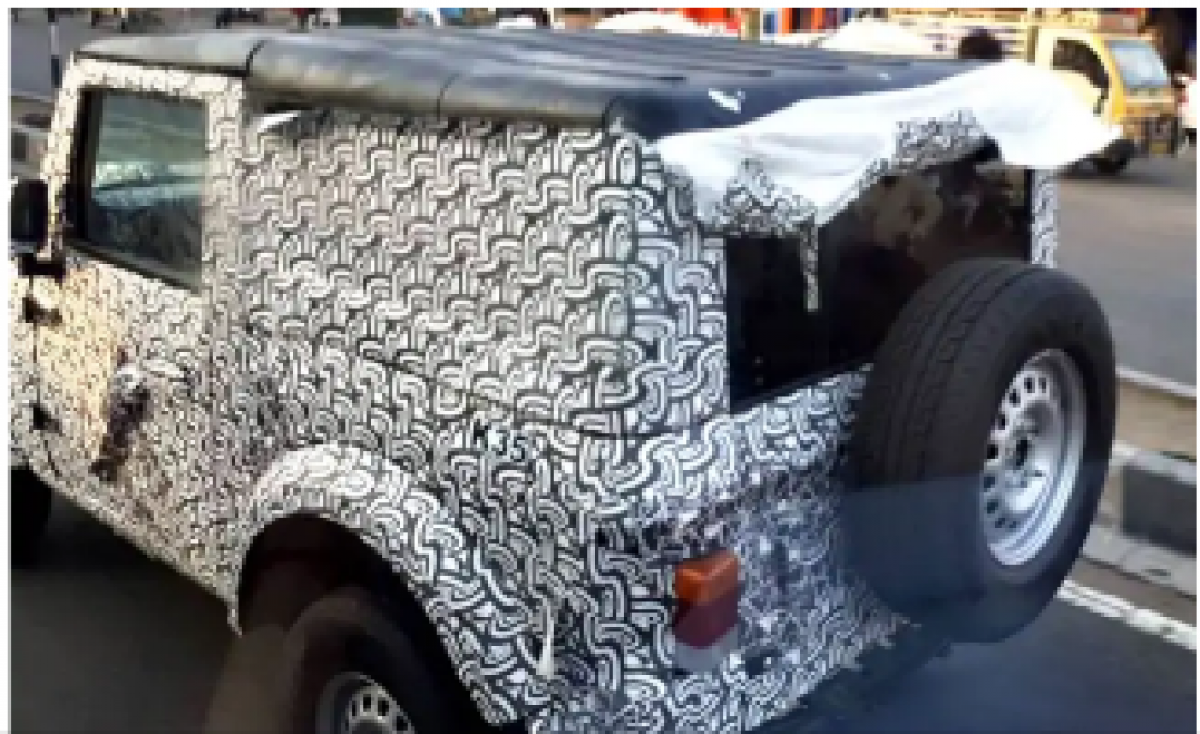Prototype Next-Gen Mahindra Thar spotted testing get it first look here