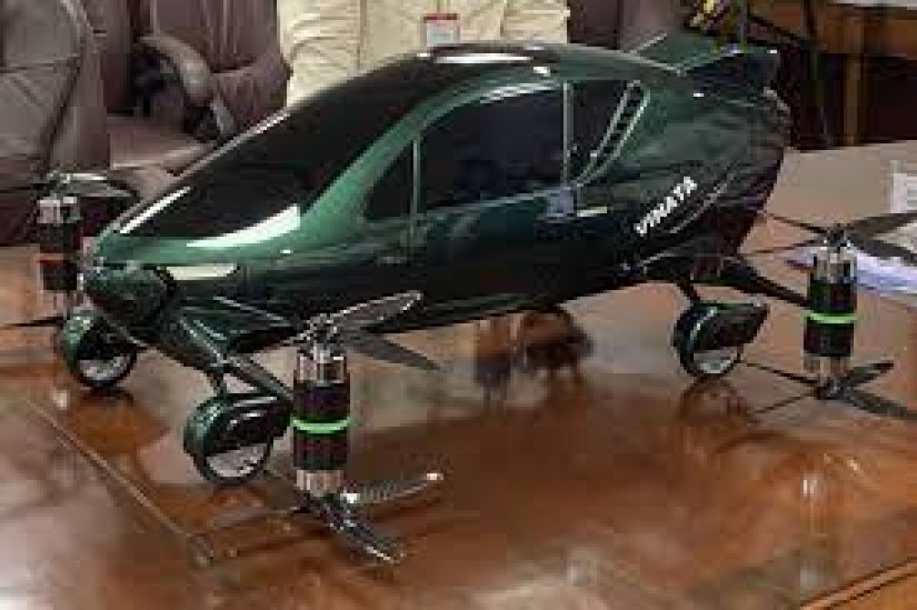 Indian unveils Asia's first hybrid flying car at major world expo; expected to become a reality by 2023