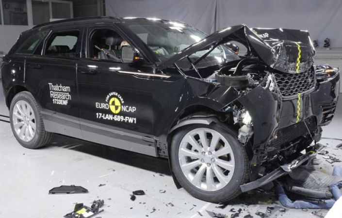 Range Rover Velar gets 5 Star rating in the crash test