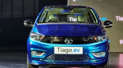 The Tata Tiago EV introduced as an affordable electric vehicle. Check range and price