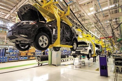Why are automobile companies have trouble starting work?