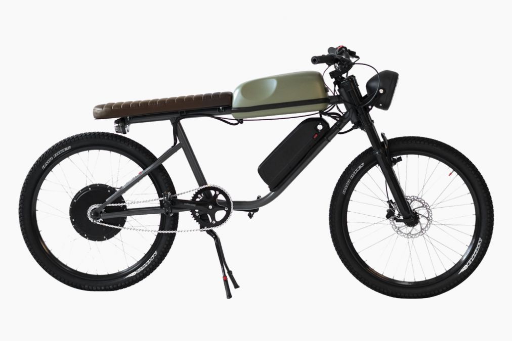 This powerful bicycle runs 65 KM without pedaling