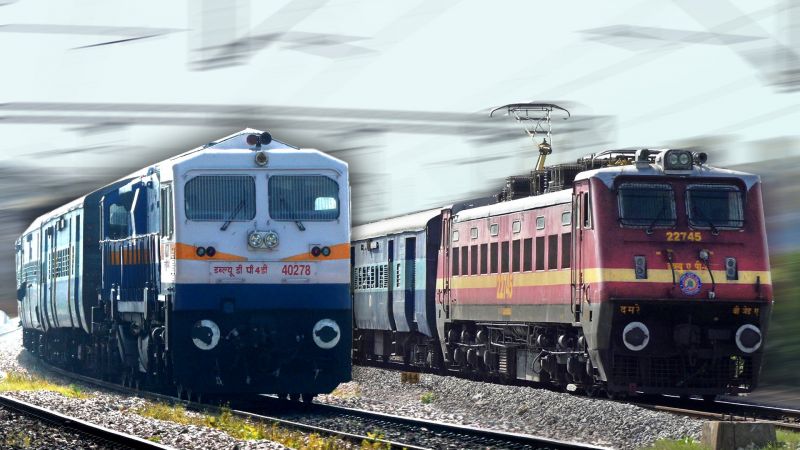 इलेक्ट्रिक इंजनों के निर्माण में जुटा इंडियन रेलवे