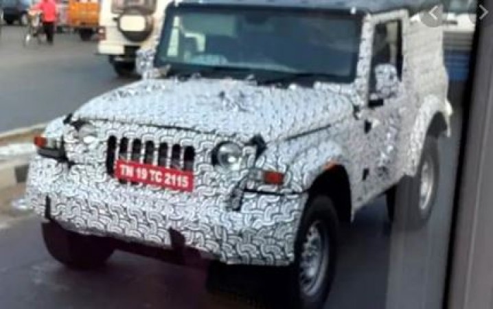 This powerful vehicle of Mahindra gets spot during testing