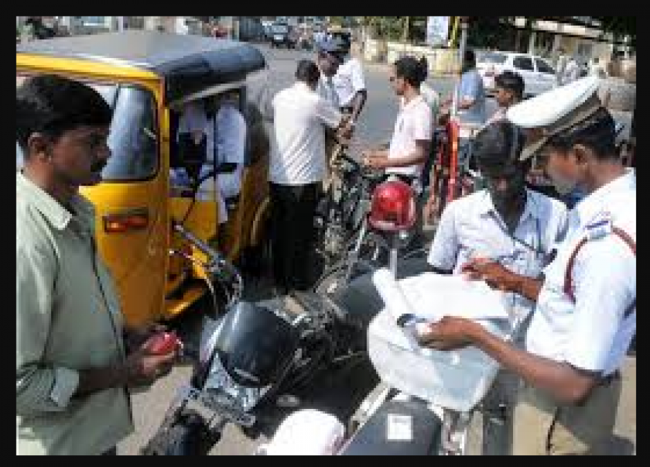 Government's order to traffic police, now challan can not be deducted on these things