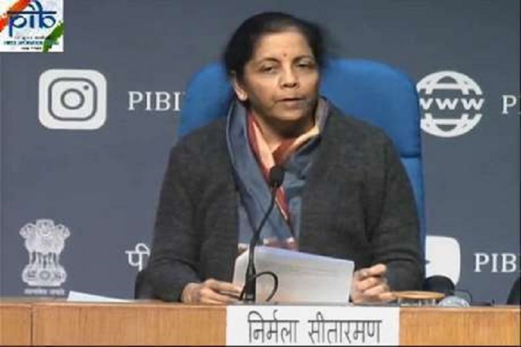 Finance Minister Nirmala Sitharaman announces, 102 lakh crores will be spent for national infrastructure projects