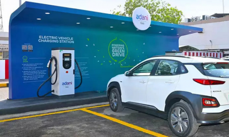 Adani Gas Subsidiary Teams Up with MG Motor India to Boost EV Charging