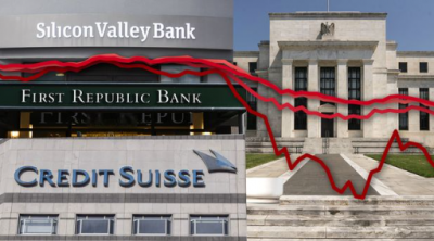 Fears of a US banking crisis are growing as major lenders struggle