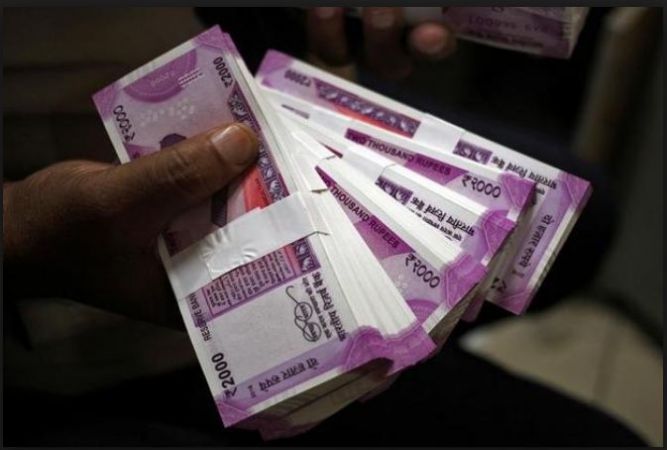 The rupee opened 6 paise higher against the dollar