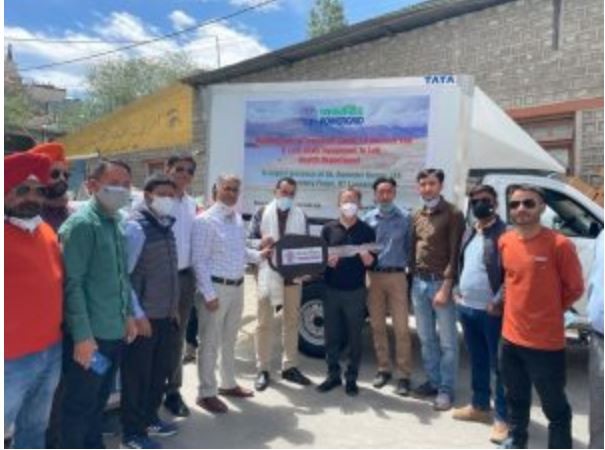 POWERGRID supply Vaccine Delivery van to district admin of Kargil