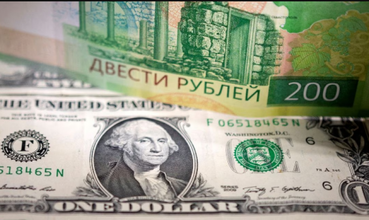 less than half of Moscow's export settlements are now made in the dollar and euro.