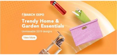 Find trendy items for Home and garden essentials in Alibaba March fest with a huge discount