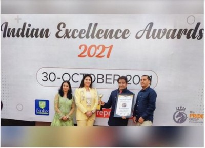 Dr. Yusuf Merchant bagged the Indian Excellence Award for Best Anti-Drug Campaigner