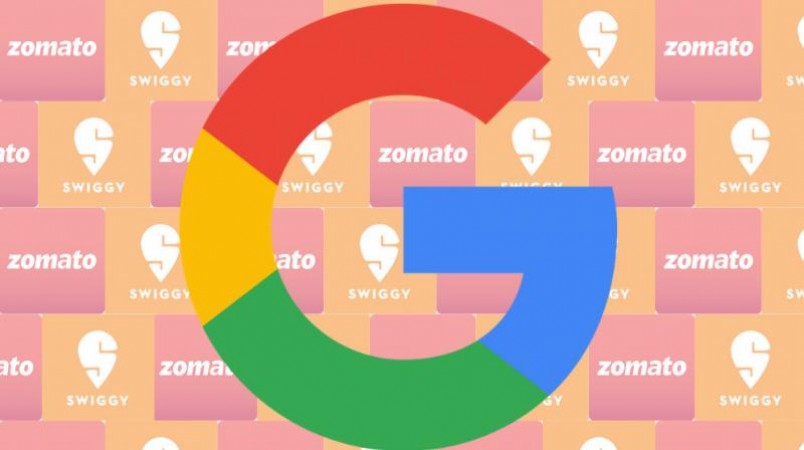 गूगल ने स्विग्गी और ज़ोमैटो के लिए नोटिस  किया जारी