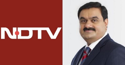 NDTV share hits upper circuit of 5-pc as Adani Group buys stake