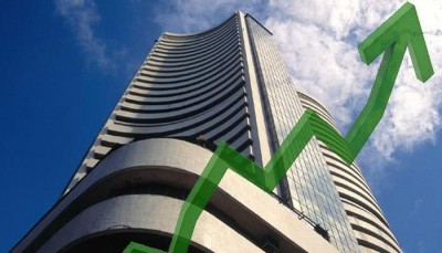 Sensex higher by 454 points,  Nifty closes above 17,500