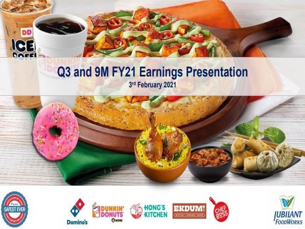 Jubilant FoodWorks Q3 revenue up 31 pc at Rs1057-Cr