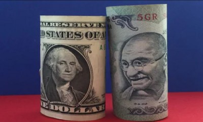 अमेरिकी डॉलर के मुकाबले रुपये में 19 पैसे की गिरावट
