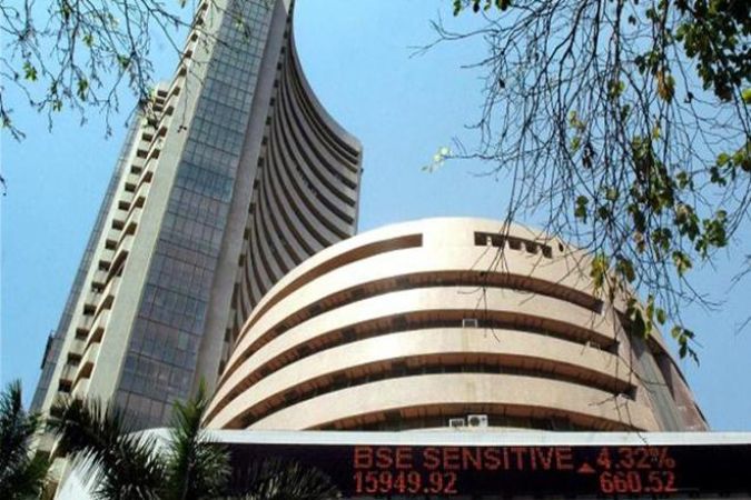 Sensex today soared 235 points