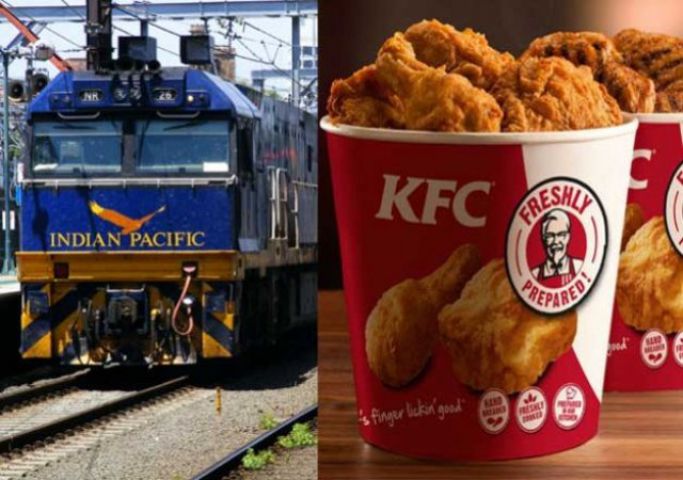 रेल यात्रियों को खाना परोसेगा KFC , एक फोन पर आएगा खाना